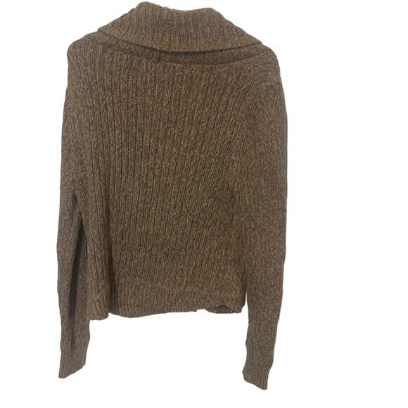 Levi's Women's Size Medium Academia Tan Knit Button Cardigan Sweater - Picture 7 of 9